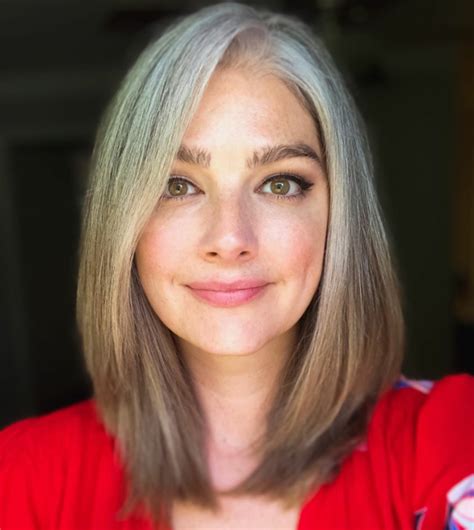 Nicole Journey From Dye To Gray Gorgeous Gray Hair Grey Hair Inspiration Transition To Gray