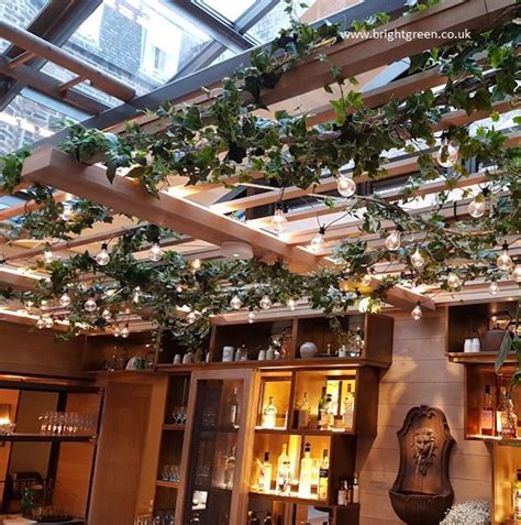 Maybe you would like to learn more about one of these? Bespoke Artificial Ivy on Vine wrapped around ceiling ...