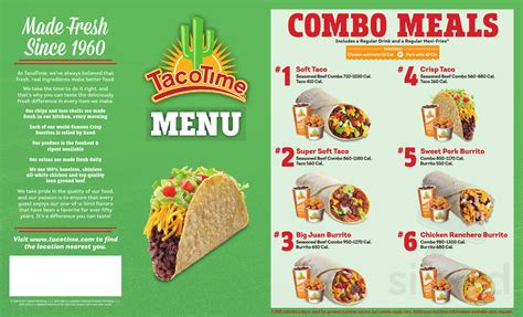 Taco Menu Samples