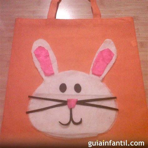 Manualidades De Pascua Para Niños Bolsa De Conejo