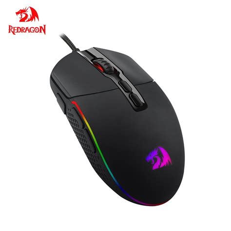 Redragon Invader M719 Rgb Usb Wired Gaming Mouse 10000 Dpi Programmable