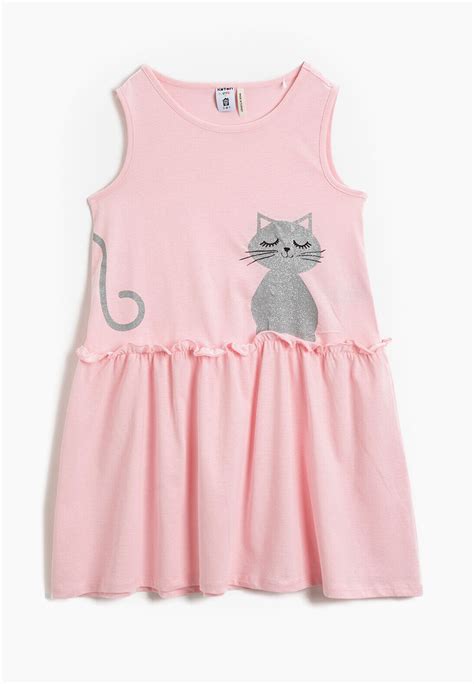 Платье Koton цвет розовый Rtlabh773101 — купить в интернет магазине
