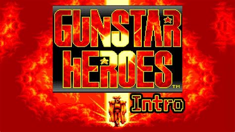 Gunstar Heroes Intro Sega Genesis 1993 Youtube