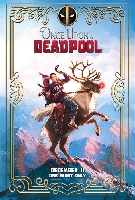 Once upon a december is sung by anya, who is reminiscing about her forgotten past as the grand duchess anastasia romanov. Movie Review - Once Upon a Deadpool (2018)