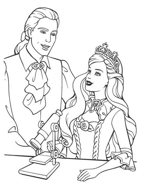 Dibujos de Barbie Princesa para colorear