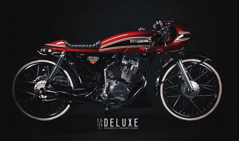 Honda Cg Cafe Racer Deluxe By Fernando Casado Bikebound