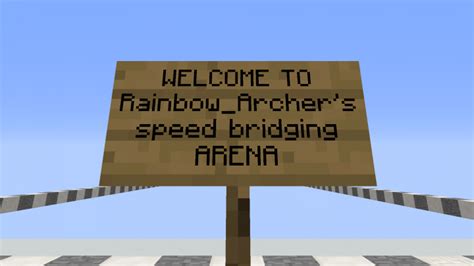Speed Bridging Practice Minecraft Map