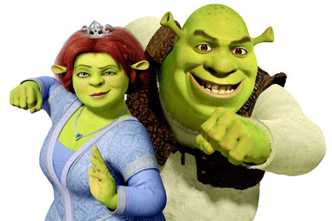 Shrek Y Fiona Png Transparente Stickpng Personajes De Shrek Fiona Y
