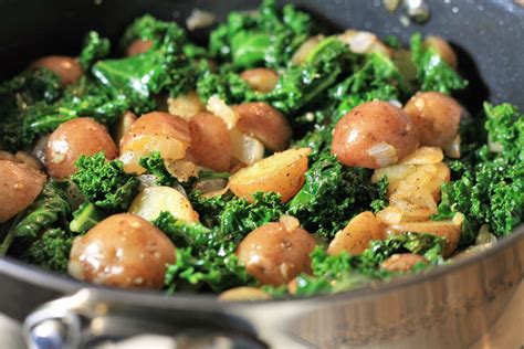 Sauteed Potatoes With Kale Recipe