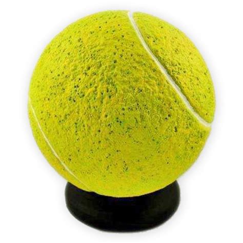 Aerodynamic forces are responsible for both the angular, diving, hopping, topspin shot and the floating, skidding, backspin slice. Tennis Ball Urn