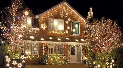 Casas Con Luces De Navidad Creativas Servei Estaci