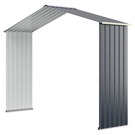 Costway Outdoor Storage Shed Extension Kit For 203 Cm Shed Width