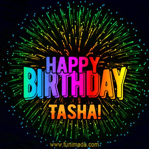 new bursting with colors happy birthday tasha and video with music