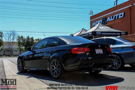 9,5 kg at 10 x 18) the aluminium rims show a high level of stability. VMR V810 Wheels on Black BMW E92 M3