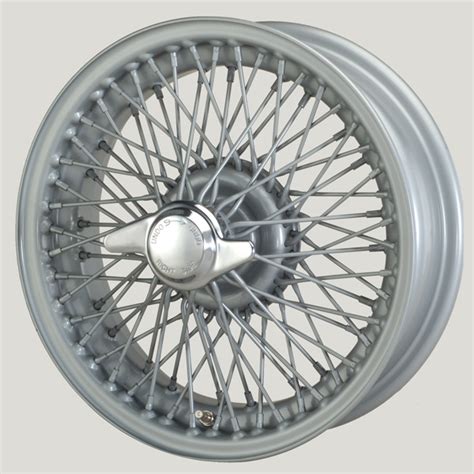 5½ X 14 72 Spoke Silver Painted Wire Wheel Mgb And Mgb Gt Classic Spares