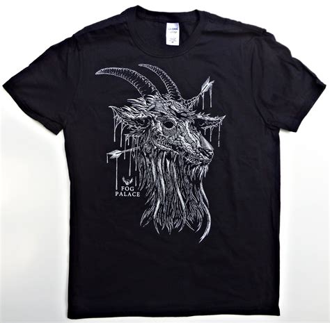 Goat Head T Shirt By Fog Palace Clothing Baphomet