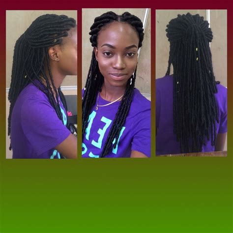 Best short haircuts quick & easy to style. Soft Dread Faux Locs. @_duhgawdxree | Soft dreads, Hair ...
