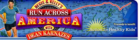 Regis And Kellys Run Across America With Dean Karnazes