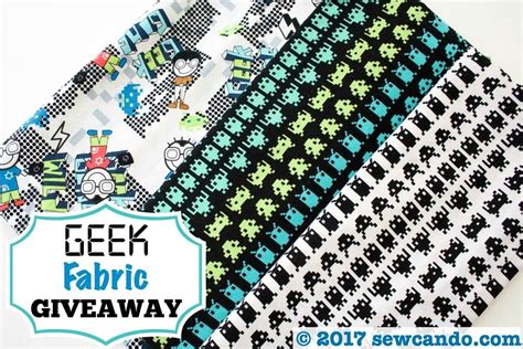 Sew Can Do Geek Fabric Bundle Giveaway Open To Us Only Ends 13117