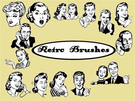 260 photoshop retro brushes freecreatives