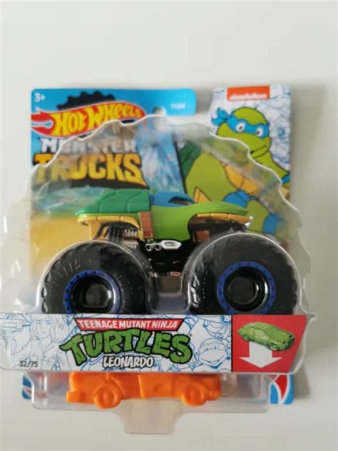 TEENAGE MUTANT NINJA Turtles TMNT HOT WHEELS Monster Truck 2 Pack