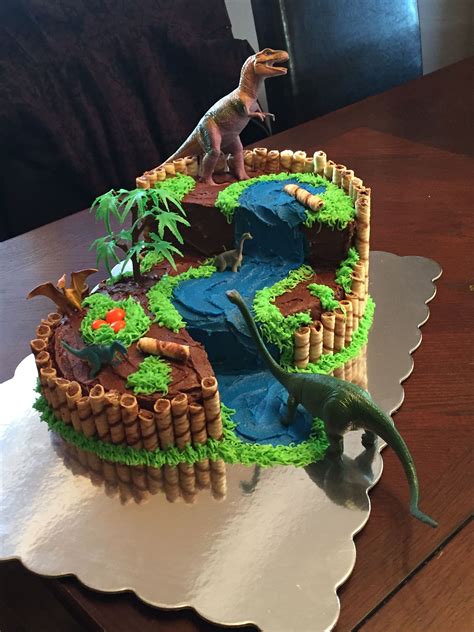 Happy Birthday Dinosaur Cake Images Peter Brown Bruidstaart