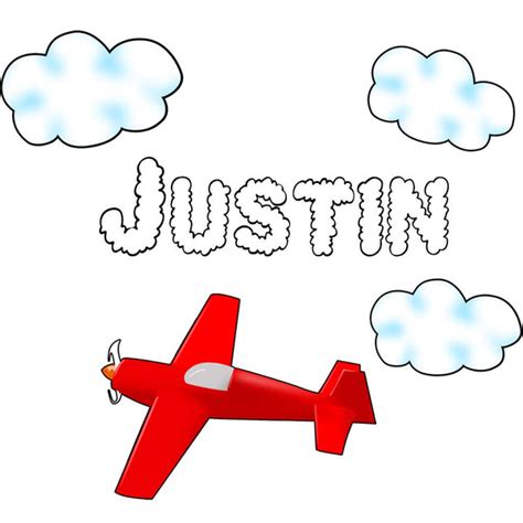 Personalized Airplane Wall Decal Customized Boys Name Decal Aviation
