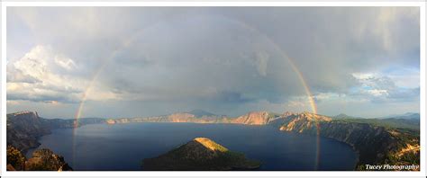 Rainbow Over Crater Lake National Park Tucey Photography Blog
