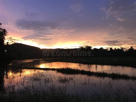 Beautiful Sunset In Sri Lanka Stock Image Image Of Beautiful