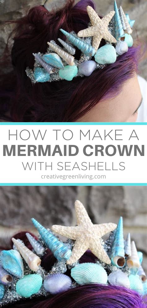 How To Make A Diy Mermaid Crown From A Kids Dollar Store Tiara Headband