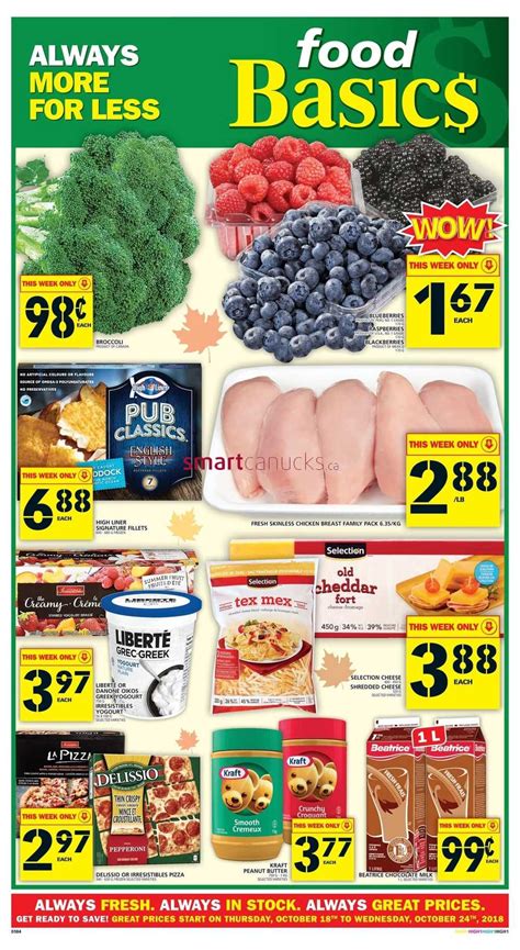 Food Basics Flyer October 18 To 24 Food Basics Flyer