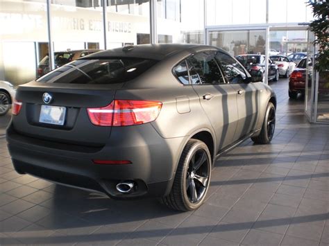If you drive a bmw daily, keeping it looking good can be a chore. Full Matte Black Wrap for Budd's BMW - BMW X6 | Bmw x6 ...