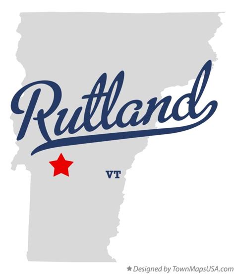 Map Of Rutland Vt Vermont
