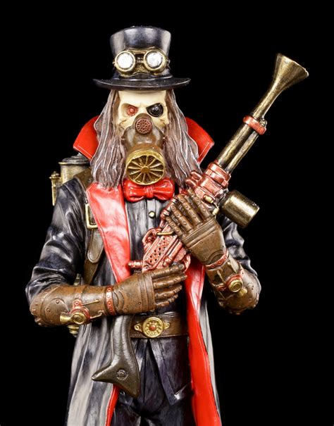 Steampunk Figure Grim Reaper Deco Statue Skeleton Fantasy Gothic Ebay
