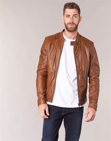 La veste longue (ou le. Veste en cuir marron pour Homme - OAKWOOD - Mode ...