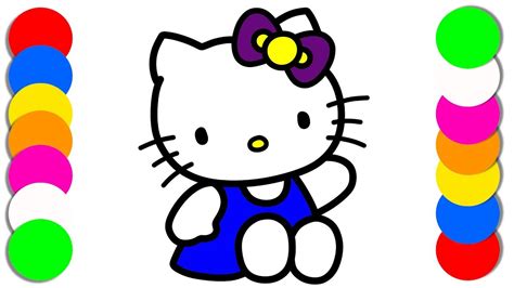 This is an animated inspiring drawing for kids and toddlers. Hello Kitty Drawing For Kids | Free download on ClipArtMag