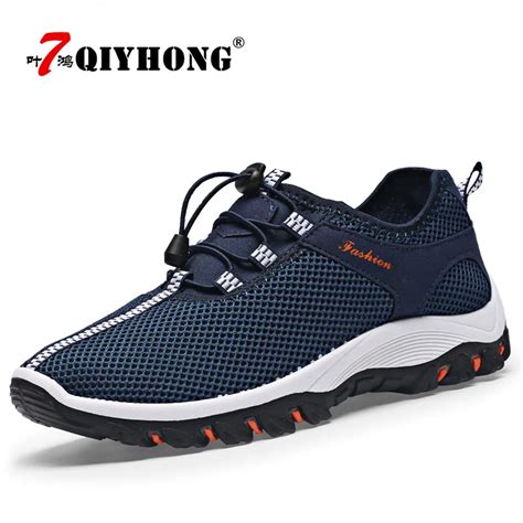 Hot Sale Men Summer Shoes Breathable Male Casual Shoes Fashion Qiyhong