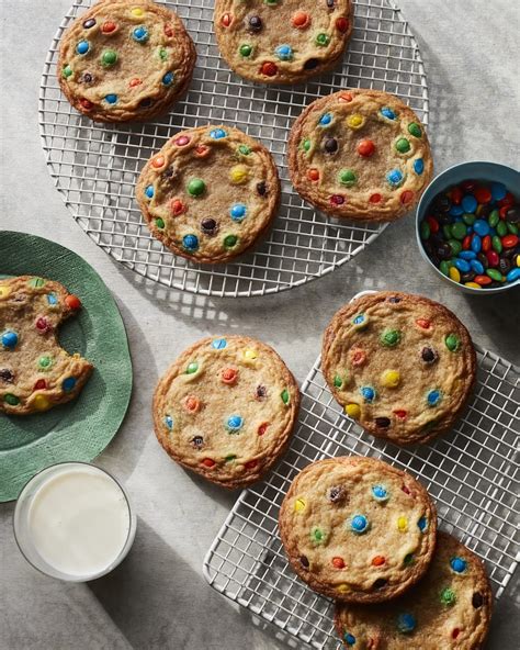 I found this chocolate cookie recipe years ago, and i use it as a base for so many recipes. Giant Valentine's Day M&M Cookies
