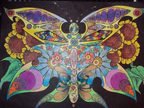 Psychedelic Butterfly By On Deviantart