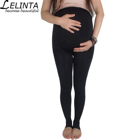 LELINTA Women Maternity Clothes Pants Thicken Winter Care Belly