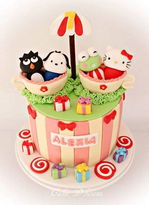 Sanrio Cake With Images Hello Kitty Cake Birhday Cake
