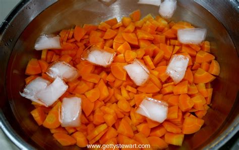 Pay attention to the 3 number code on the bag of fertilizer. How to Blanch and Freeze Carrots - GettyStewart.com