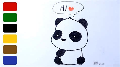 Cute Pandas Drawings Easy