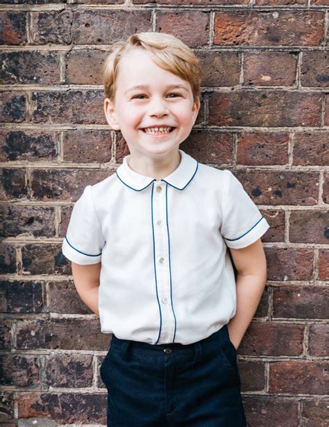 See Prince Georges Official 5th Birthday Portrait Vogue