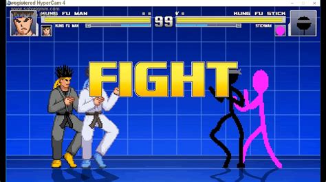Mugen Kung Fu Man And Kung Fu Man Capcom Vs Kung Fun Stick And Stickman