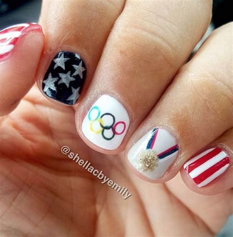 12 olympic nail art ideas worthy of a gold medal olympic nails usa nails nails