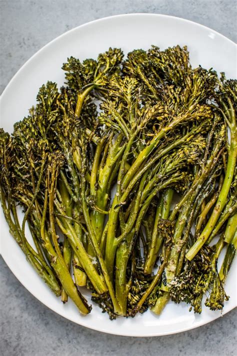 Balsamic Parmesan Roasted Broccolini Recipe Salt And Lavender