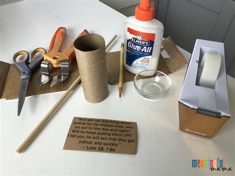 Materials Needed For Perseverance Gavel Craft