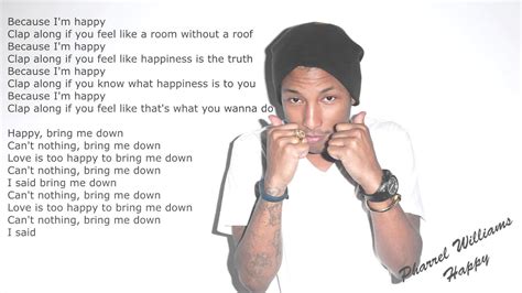 Pharrell Williams Happy Hd 1080p With Lyrics Youtube