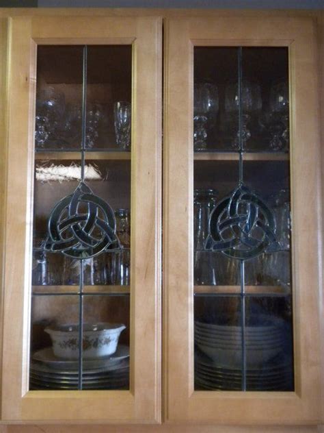 Home design ideas > kitchen > replacement kitchen cabinet doors with glass inserts. Stained glass cabinet door inserts | Stained glass cabinet ...